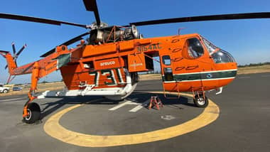 "Titanes del aire": Ecocopter+Helisul despliega potente flota de helicópteros para combatir incendios forestales en Chile
