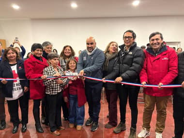 Municipio de Molina inauguró mejoras de histórica sede de la Villa Servicio Seguro Social