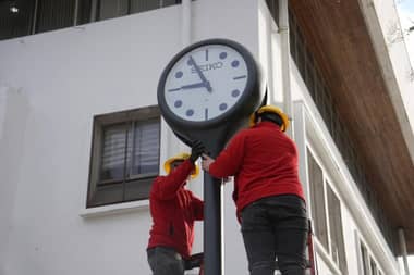 Talca también recupera su histórico Reloj Seiko