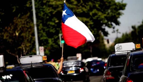 Colectiveros de Curicó se suman a paro nacional contra Uber