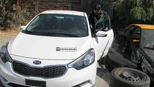 Automóvil robado en "portonazo" en Santiago aparece en Rancagua