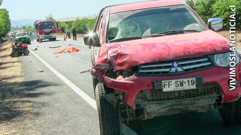 [FOTOS] Adolescente que guiaba cuatrimoto fallece colisionado en Molina