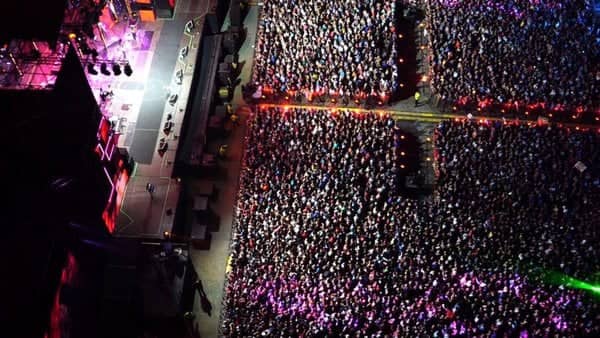 Tres lesionados dejó caída de dron en Fiesta de la Independencia de Talca
