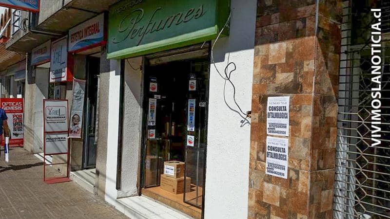 Roban céntrica perfumería curicana