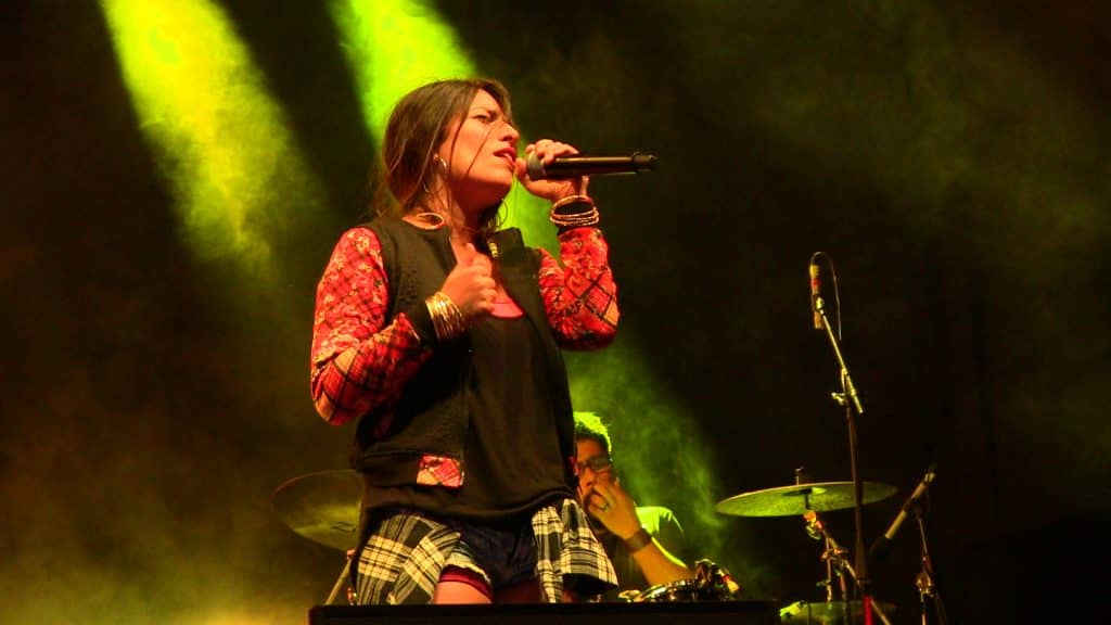 Ana Tijoux mostró lo mejor de su repertorio sobre el escenario de la vendimia