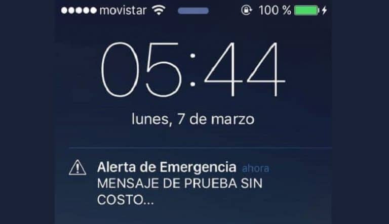 Gobierno responsabilizó a Movistar por mensaje de emergencia