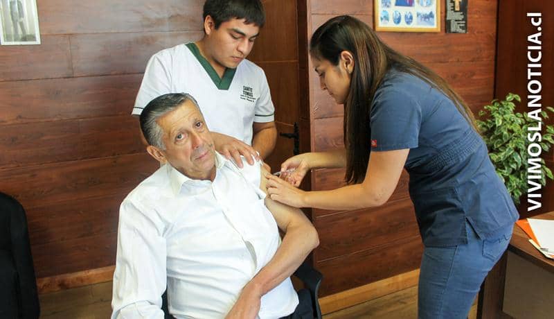 Alcalde de Rauco se suma a campaña anti-influenza