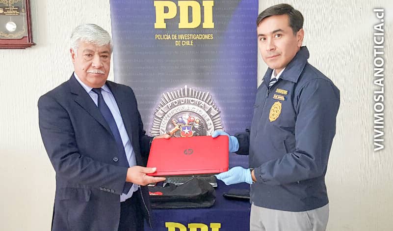 Recuperan computadores sustraídos desde escuela