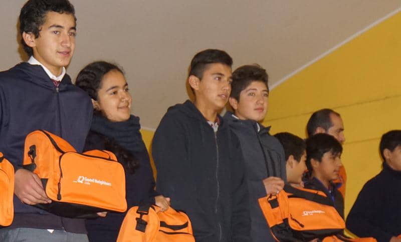 [FOTOS] “Good Neighbors” entregó implementación a niños de Hualañé