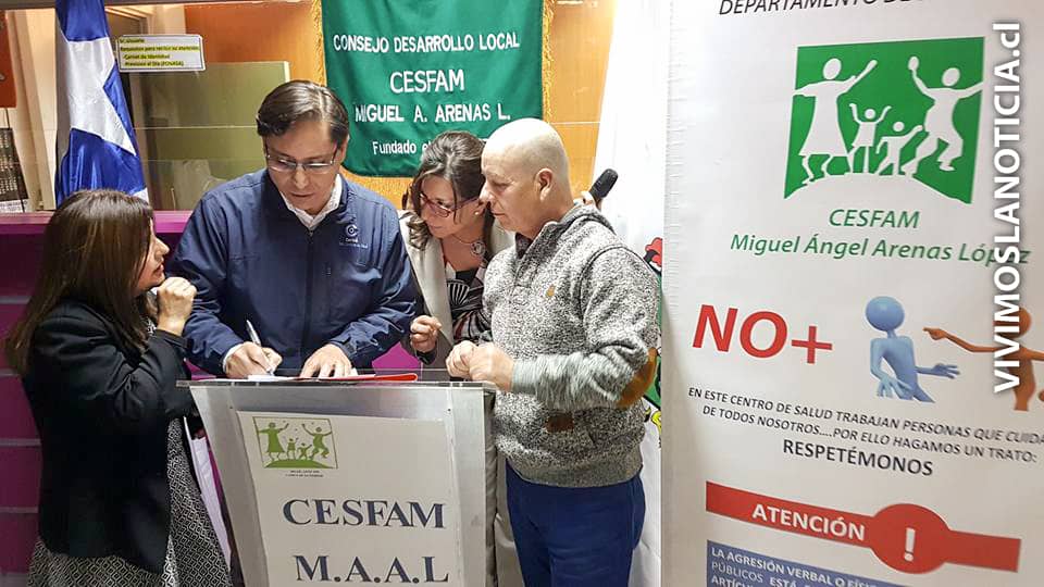 [FOTOS] Cesfam Los Aromos sella compromiso de buen trato