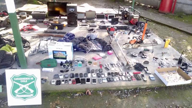 Carabineros aclaró robos ocurridos en Molina