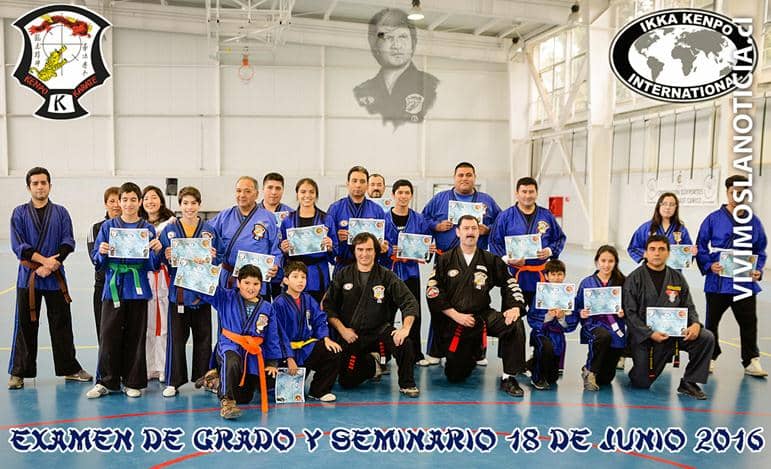 Karatecas curicanos rindieron examen para ascender de grado