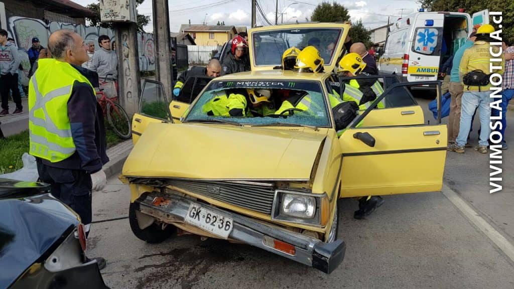 [FOTOS/VIDEO] Colisión por alcance dejó tres heridos en Santa Fe