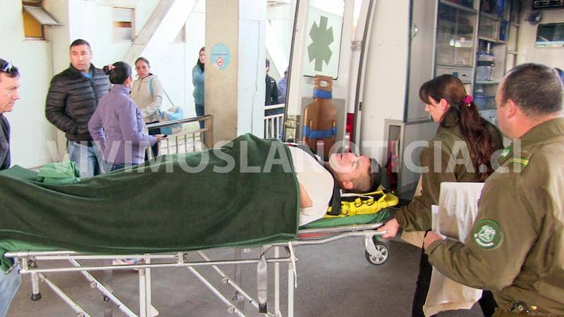 [FOTOS] Persecución termina con dos carabineros lesionados