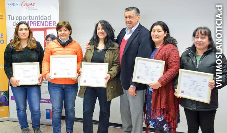 Entregaron certificación de curso Sence a 25 rauquinas