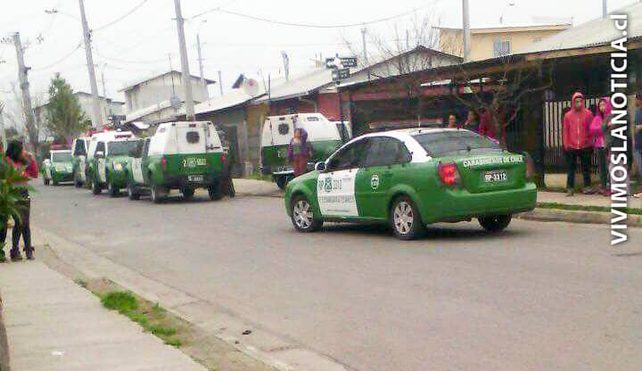 Balaceras en Curicó: hombre recibió disparo en el rostro
