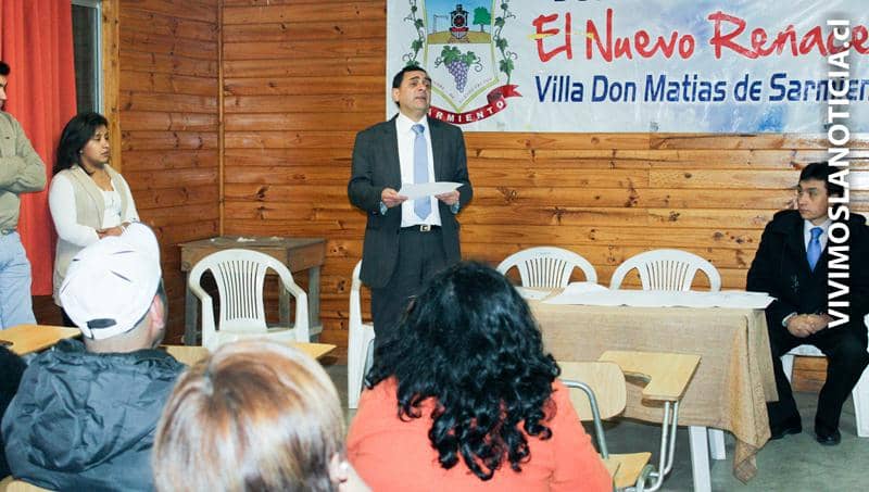 Vecinos de Don Matías de Sarmiento contarán con multicancha