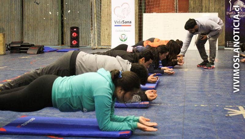 Cesfam de Rauco realizó encuentro de “crossfit” en el gimnasio municipal
