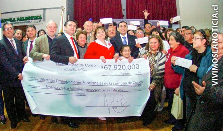 Entregan subvención municipal a organizaciones sociales