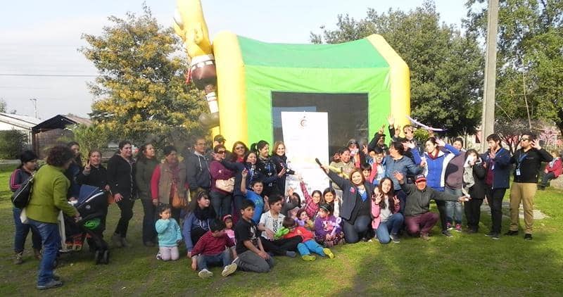 Niños de Sarmiento disfrutaron de tarde recreativa