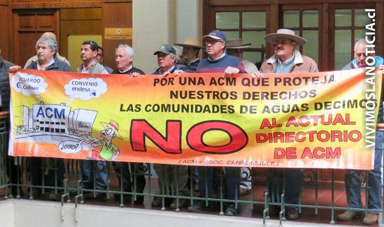 Regantes del Maule acusan presunto desvío de aguas