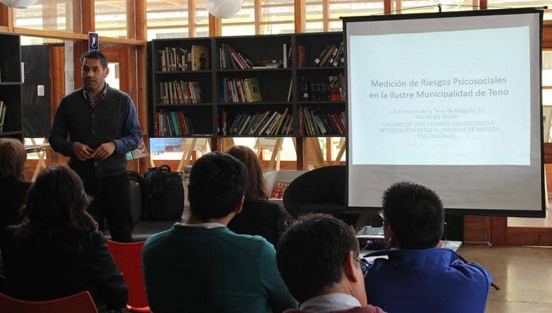Dictan charla sobre diagnóstico de riesgo psicosocial