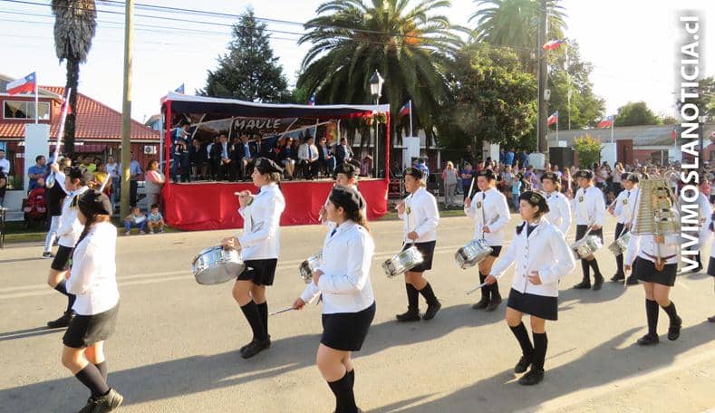 [FOTOS] Con desfile y fiesta popular Maule celebró su aniversario 89°