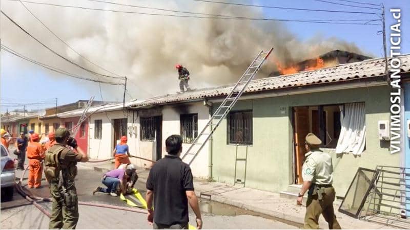 [VIDEO] Bomberos investiga causa de dos incendios en Curicó