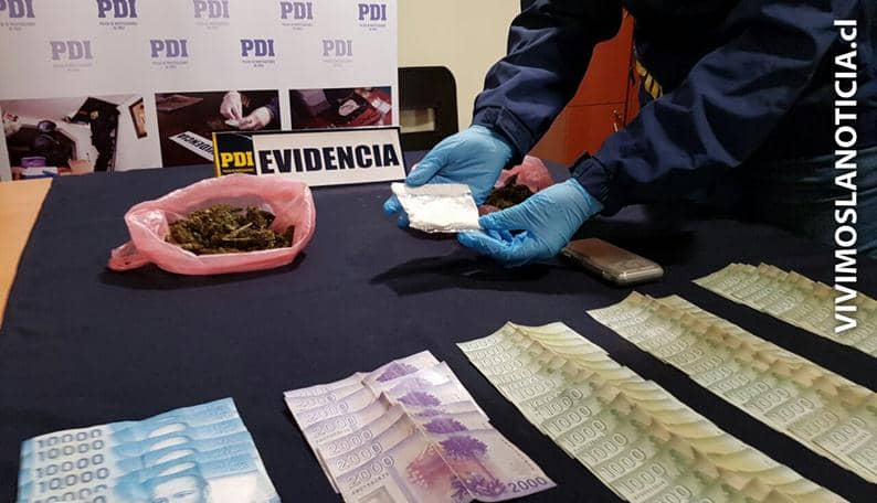 Detienen a curicano que traficaba pasta base