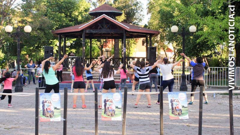 Rauco realizó “Zumbatón”