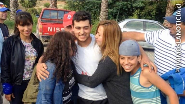 Deportista extraviado pasó la noche en una choza