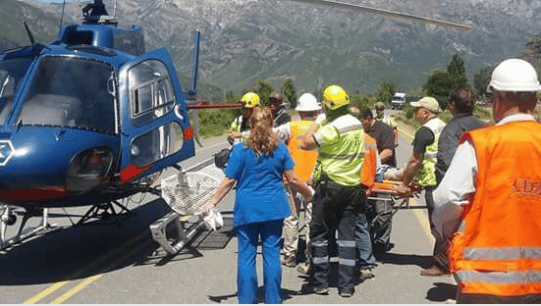 Trasladan a piloto de helicóptero accidentado en San Clemente