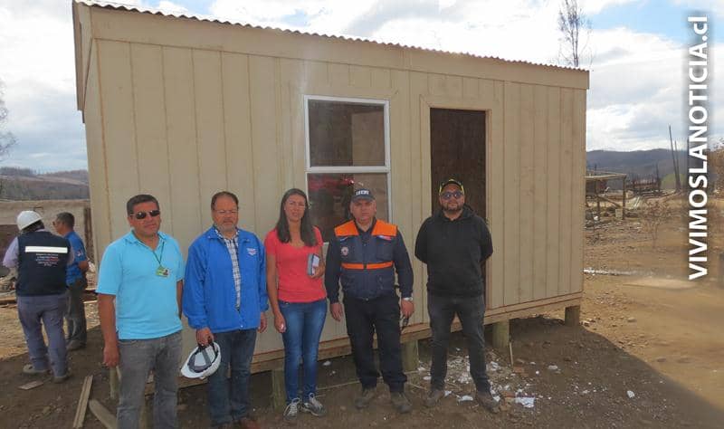 Comenzó instalación de viviendas de emergencia en comunas devastadas