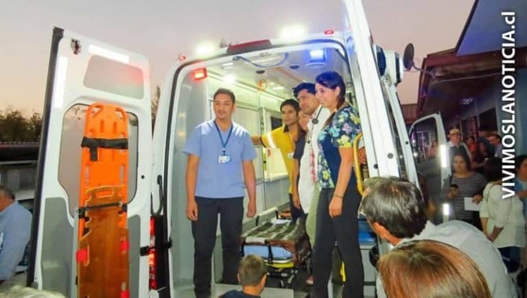 Presentan moderna ambulancia 4x4 destinada al sector rural de Los Niches