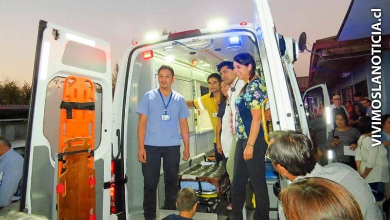 Presentan moderna ambulancia 4x4 destinada al sector rural de Los Niches