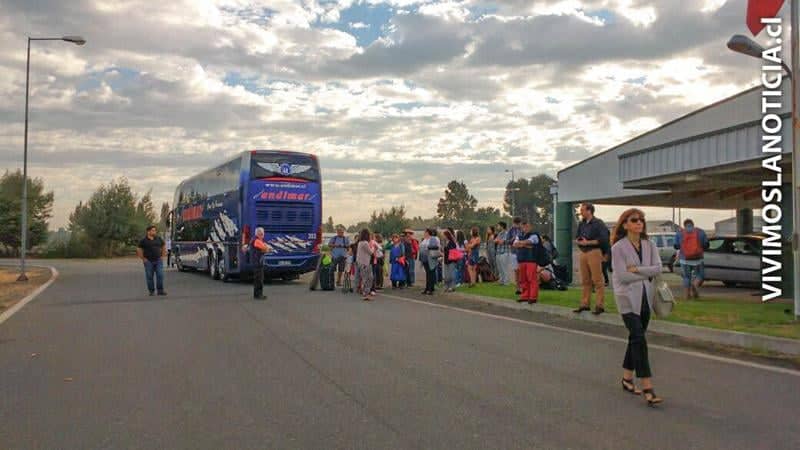 Incidente entre carabinero y auxiliar terminó con 60 pasajeros a la deriva