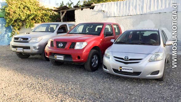 Recuperan vehículos robados que estaban escondidos en Curicó