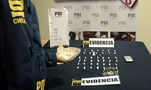 PDI saca de circulación 1500 dosis de droga en Molina