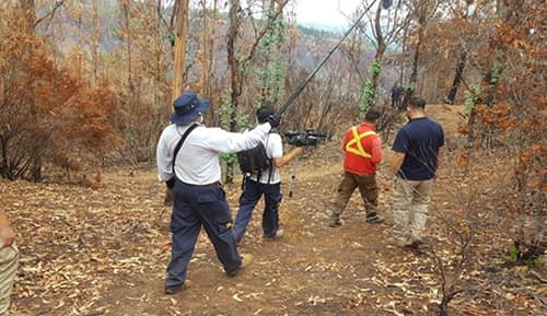 Realizan reconstitución de escena por muerte de brigadistas de Conaf
