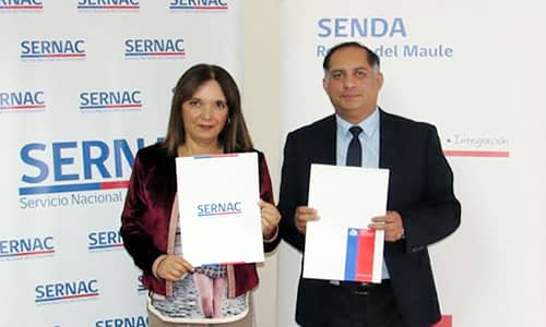 SENDA y SERNAC firmaron acuerdo de colaboración y capacitación