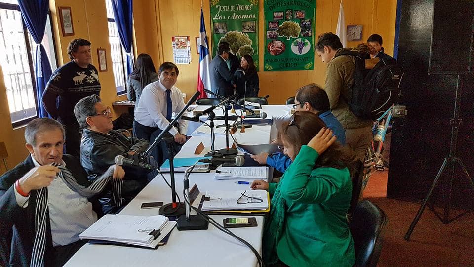 Concejo municipal sesionó en sector Los Aromos