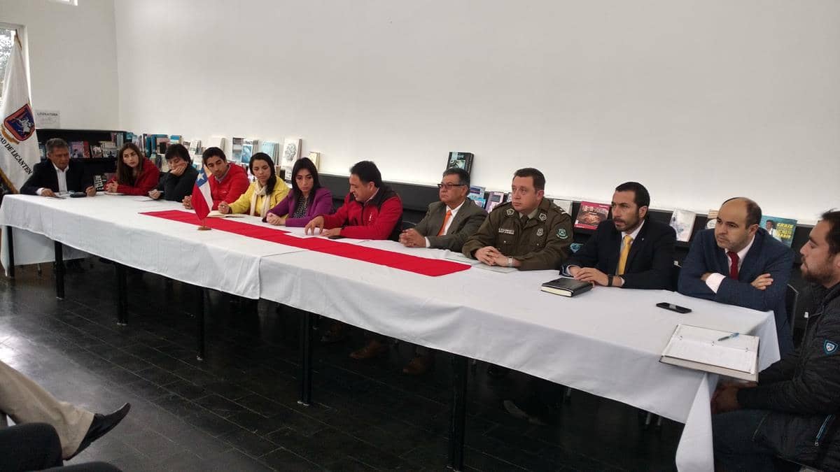 Se constituyó consejo comunal de seguridad pública de Licantén
