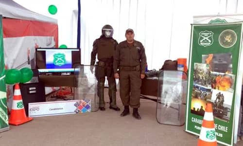 Carabineros celebra su aniversario con muestra gratuita en Mall Curicó