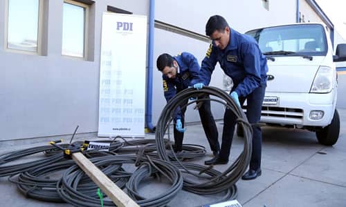 En prisión quedó ladrón de cables pertenecientes a la empresa EFE