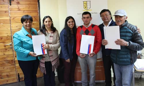 Serviu Maule realizó entrega de subsidios en la comuna de Teno