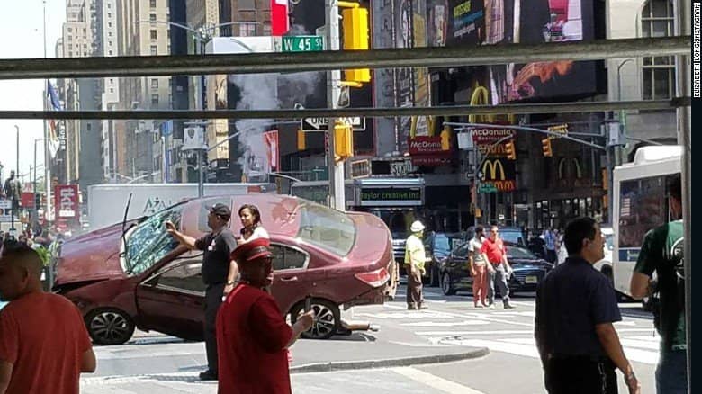 Alerta por atropello múltiple en Times Square