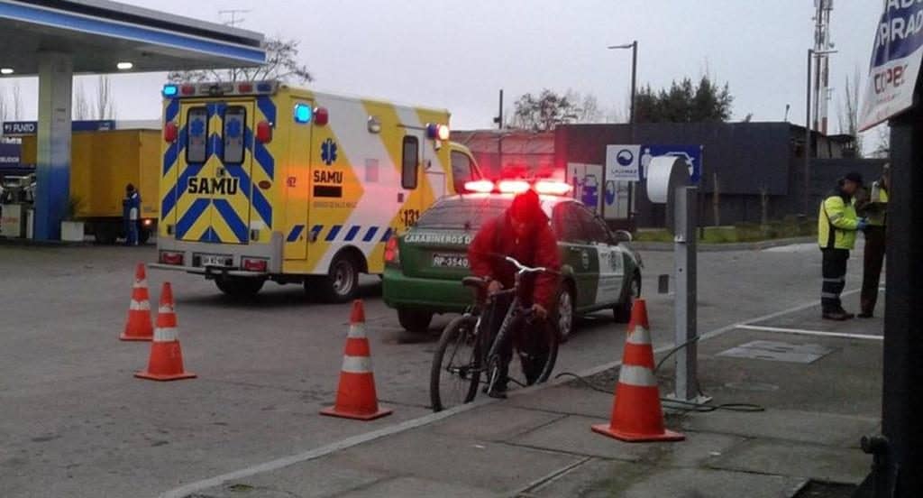Hombre murió de frío en bencinera curicana