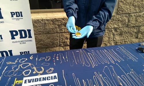 PDI detiene a banda que robaba en la zona central y sur del país