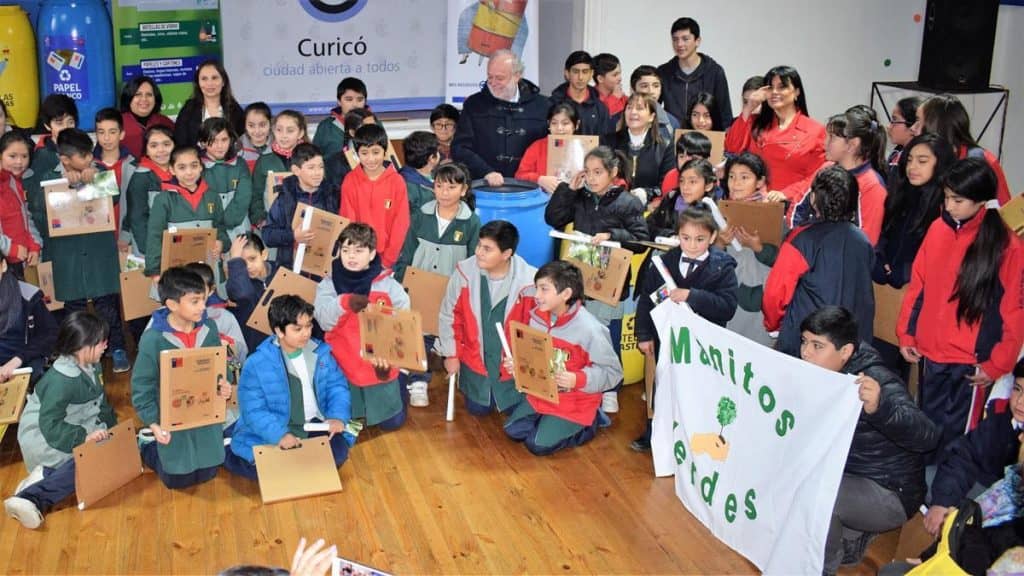 Plan piloto separará residuos en escuelas y jardines infantiles de Curicó