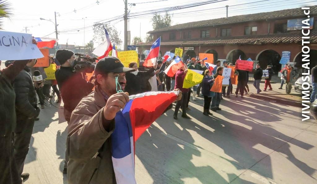 [FOTOS] Comerciantes del CREA-Talca exigen mayor seguridad